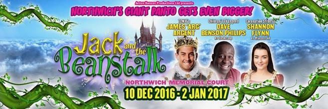 Dave Benson Phillips Northwich Memorial Court Panto Jack and the Beanstalk